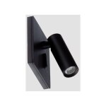 Applique liseuse led encastrable noir benny