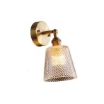 Applique moderne boule de verre en cuivre applique en laiton salle � manger salon salle de bain miroir ...