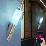 Applique murale, acier inoxydable, torche murale, applique murale d'ext�rieur, d�tecteur de mouvement, ...