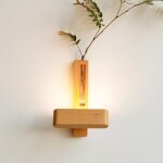 Applique murale en bois � led avec interrupteur appliques nordiques veilleuses rechargeables fonctionnant ...