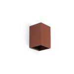 Applique murale carr�e terre cuite lisse lune avec interrupteur 40533