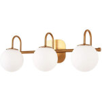 Applique murale de chambre, applique miroir de salle de bain avec globe en verre ? style industriel vintage, ...