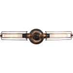 Applique murale - chandelier vintage - lubra bronze