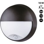 Applique murale circulaire d'ext�rieur avec capteur pir - ip54 -