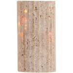 Applique murale cr�ative r�tro, plafonnier de style wabi - sabi japonais, travertin beige naturel, spot ...