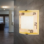 Applique murale cuisine plafonnier clairage en verre dans un ensemble comprenant des ampoules led