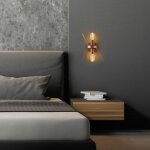 Applique murale design cuivr�e, forme sablier sinop