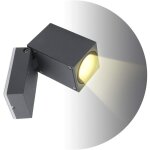 Applique murale design pour int�rieur / ext�rieur �tanche ip65 aluminium spot salon / terrasse / jardin ...