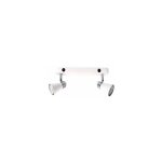 Applique murale double lin�aire avec interrupteur s�rie selna gu10 blanc