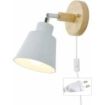 Applique murale avec douille e27, lampe de chevet pivotante, applique d'int�rieur avec interrupteur, ...