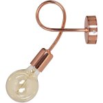 Applique murale edison loft en cuivre