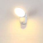 Applique murale d'ext�rieur 12wled avec d�tecteur de mouvement, angle d'�clairage r�glable � 350�, �tanch�it� ...