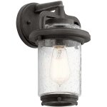 Applique murale d'extrieur lampe de terrasse lanterne 1 ampoule h 29, 2 cm
