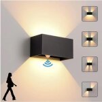 Applique murale int�rieur / ext�rieur avec d�tecteur de mouvement?led 24w moderne luminaire murale, �clairage ...