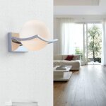 Comely - applique murale interieur, lampe murale de boule, e27 appliques decoration moderne pour chambre ...