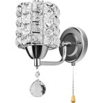 Applique murale d'intérieur moderne lampe murale en cristal applique murale cylindrique créative pour ... Applique murale d'intérieur moderne lampe murale en cristal applique murale cylindrique créative pour ...