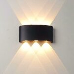 Applique murale int�rieure led 6w lampe murale moderne, ip65 �tanche appliques murales ext�rieure en ...