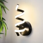 Applique murale int�rieure led noir applique murale: escalier couloir salon chambre salle de bain design ...