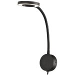 Applique murale interieure liseuse led 5 watts noire mantra boavista 6939430 6939430 6939430 6939430 ...