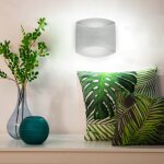 Sampa - applique murale lampe design int�rieur aluminium compatible led g9