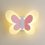 Applique murale led 16w lampe murale cr�ative papillon appliques moderne lumi�re chaude acrylique veilleuse ...
