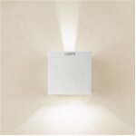 Applique murale led cubique 10 w 1 300 lm, �clairage r�glable vers le haut et vers le bas, ip65