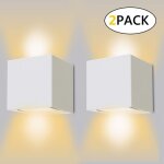 Applique murale led exterieur 12w lampe murale interieur 3000k blanc chaud design etanche ip65 applique ...