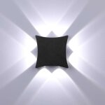 Applique murale led extrieur intrieur applique murale 8w tanche ip65 applique murale noir clairage ...