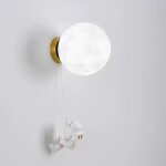 Applique murale led d'int�rieur, applique murale astronaute pour chambre d'enfant, abat - jour en forme ...