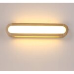 Applique murale led int�rieure, applique murale en bois dimmable applique murale led pour salon chambre ...