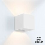 Barcelona led - applique murale led 'kurtin' 6w angle d'ouverture réglable - blanc Barcelona led - applique murale led 'kurtin' 6w angle d'ouverture réglable - blanc