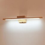 Applique murale led pour miroir de salle de bain en bois avec interrupteur, �tanche ip44, �clairage int�rieur ...