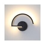 Applique murale led noir applique murale moderne lampe murale d'intrieur led pour salon, couloir, chambre ...