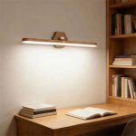 Applique murale led - rotation � 360�, lampe de chevet, lampe de maquillage magn�tique, �clairage pour ...