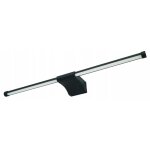 Applique murale led pour salle de bain au - dessus du miroir 42 cm noir aviora 8 w 4 000 k 780 lm