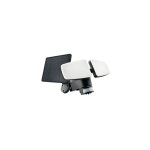 Applique murale led solaire double orientable (12w 3cct 1200lm) ip54 25, 2x9, 2cm coloris noir et blanc ...