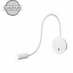Applique murale liseuse applique murale 3w led 3000k lampe de lecture col de cygne lampe, ?blanc?