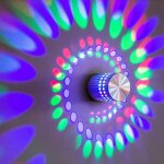 Applique murale luminaire � led 3 watts, lampe murale en aluminium, plafonnier moderne pour salon chambre ...