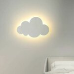 Applique murale moderne pour int�rieur - abat - jour en acrylique avec led int�gr�es - id�ale pour chambre ...