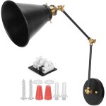 Applique murale r�tro lampe industrielle � bras articul� �clairage d'ambiance ac85 - 265v