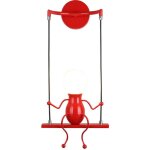 Applique murale simple poup�e de mode balan�oire enfants lampe mur moderne gens fer salon chambre cr�ative ...