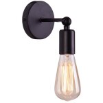 Applique murale style industriel simple, lampe murale réglable en métal fer Éclairage douille e27 décoration ... Applique murale style industriel simple, lampe murale réglable en métal fer Éclairage douille e27 décoration ...