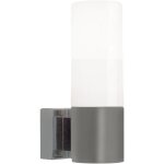 Applique murale tangens single verrerie acier bross, h. 18. 4 - ip44 - e14 / nordlux intrieur