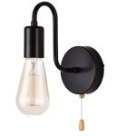 Applique murale vintage e27 douille standard appliques murale interieur industrielle r�tro m�tal lampe ...