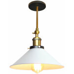 Applique murale vintage industrielle e27 lampe de plafond en m�tal plafonnier en forme chapeau r�glable ...