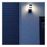 Lumihome - applique pyramide inox 32 led smd 9w � blanc - neutre - 4000k - noir