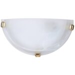 Applique de salle de bain, semi - plafonnier, e27, verre alb�tre blanc, alabastro 3001, rabalux