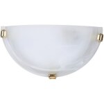 Applique de salle de bain, semi - plafonnier, e27, verre alb�tre blanc, alabastro 3001, rabalux