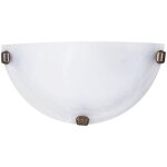 Applique de salle de bain, semi - plafonnier, e27, verre alb�tre blanc, alabastro 3003, rabalux