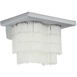 Applique murale lampe salon chambre verre barres spot clairage alu couloir luminaire blanc eglo 88239 ...